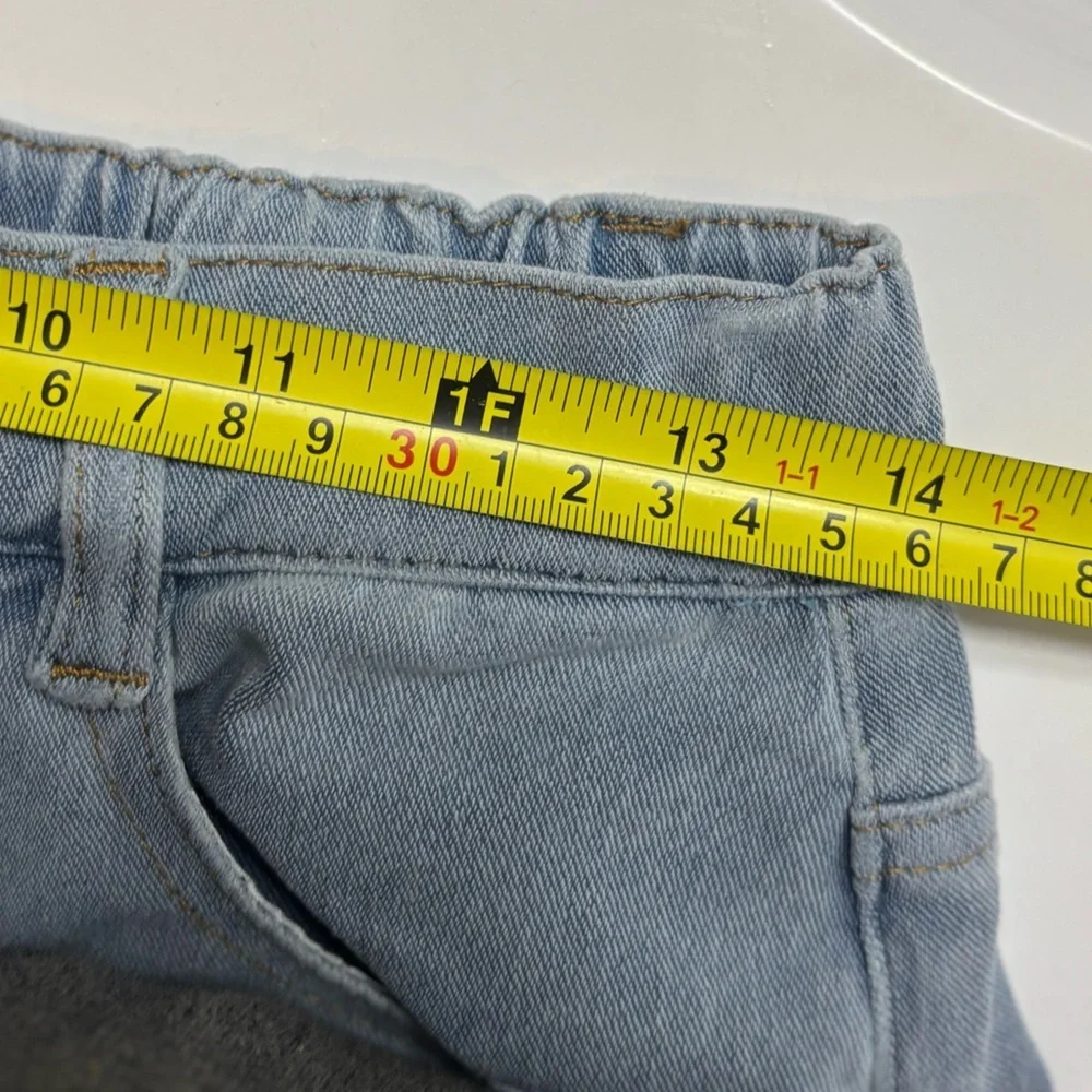NWT Elleven Jeans Light Blue Loose Fit Straight Leg High Waisted Womens Large - Picture 10 of 16
